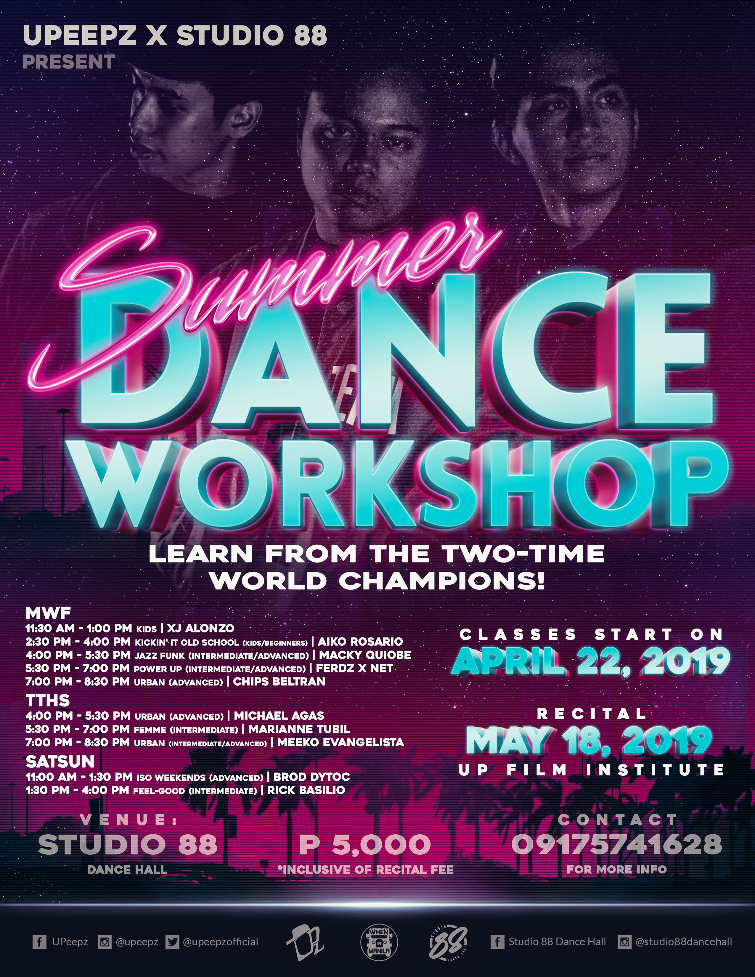 UPEEPZ x STUDIO 88: Summer Dance Workshop 1 Sneak Peep Layout 3 IIl
