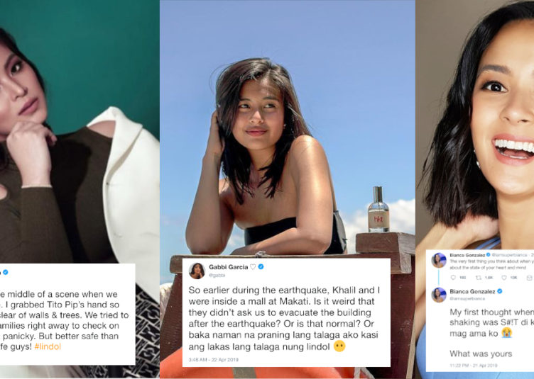 Celebrities React to Earthquake in the PH