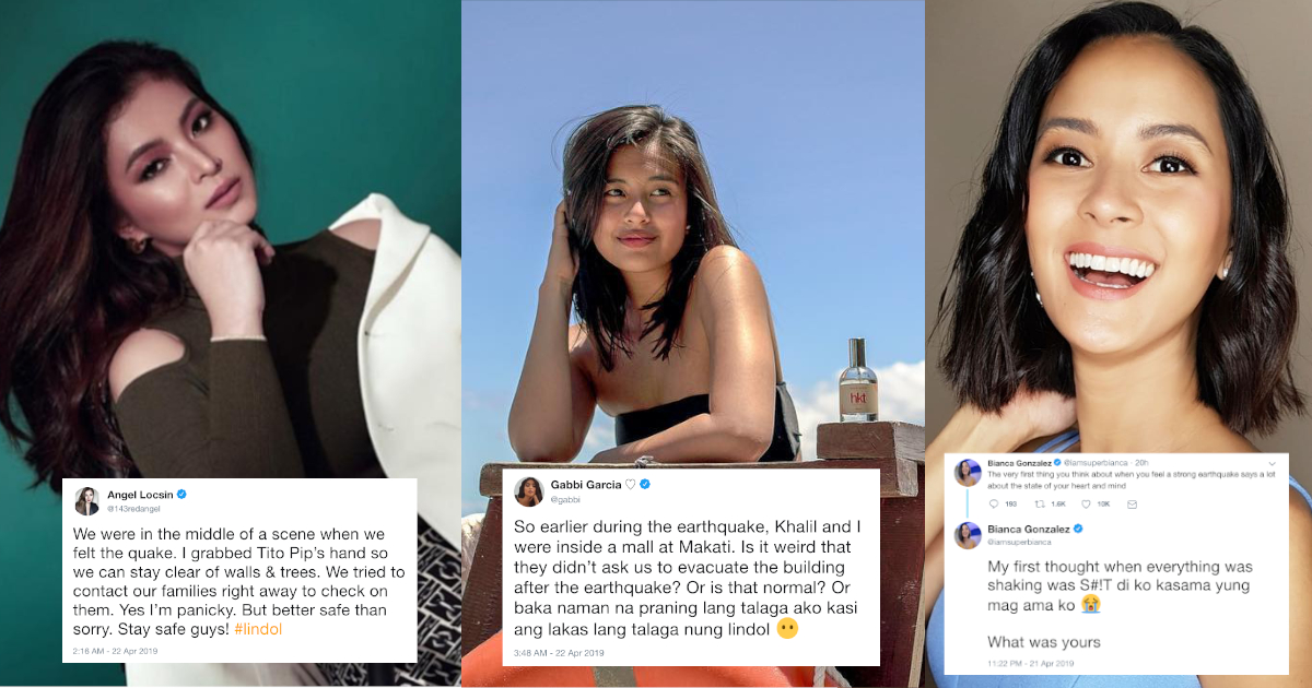 Celebrities React to Earthquake in the PH