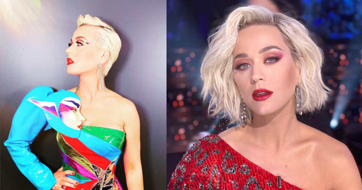 Katy perry Unrecognizable with New Hairdo