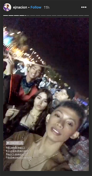 Liza Soberano and Friends at Coachella