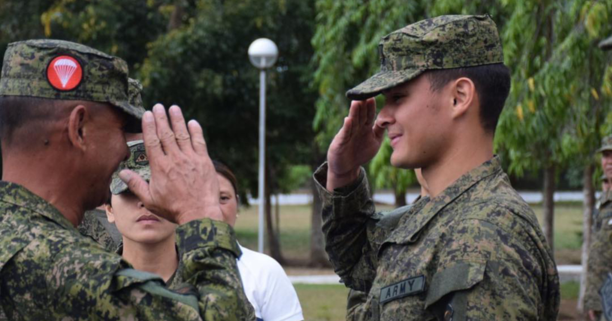 Matteo Guidicelli now a PH Army Reservist