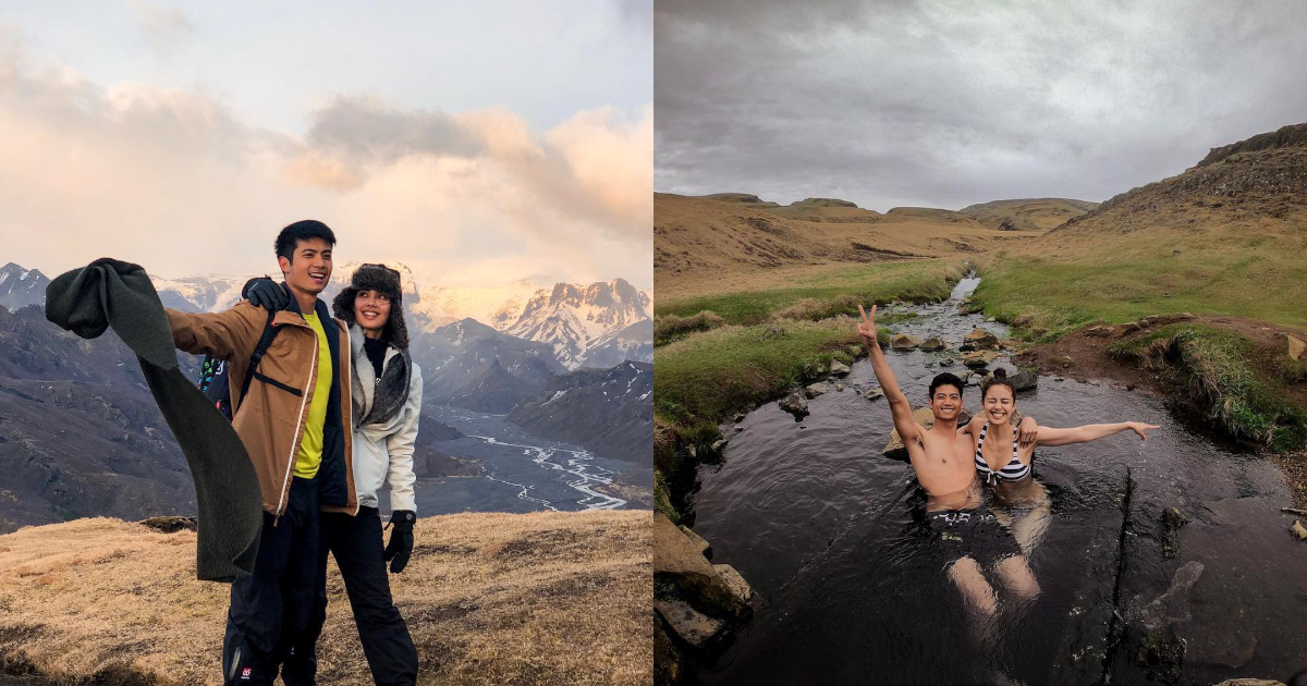 Megan Young and Mikael Daez Iceland