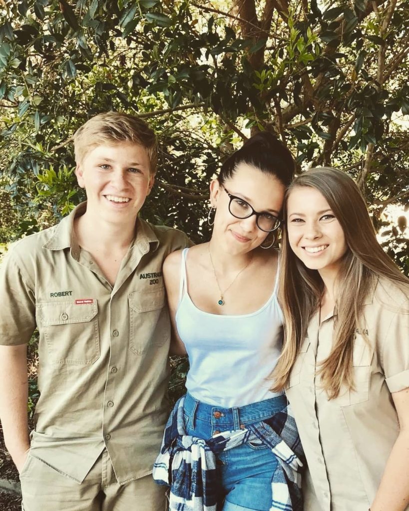 Millie Bobby Brown with Irwin Kids