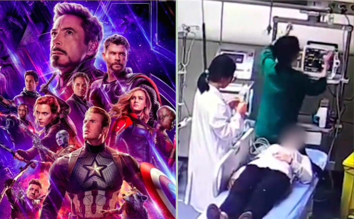 woman hospitalized after avengers