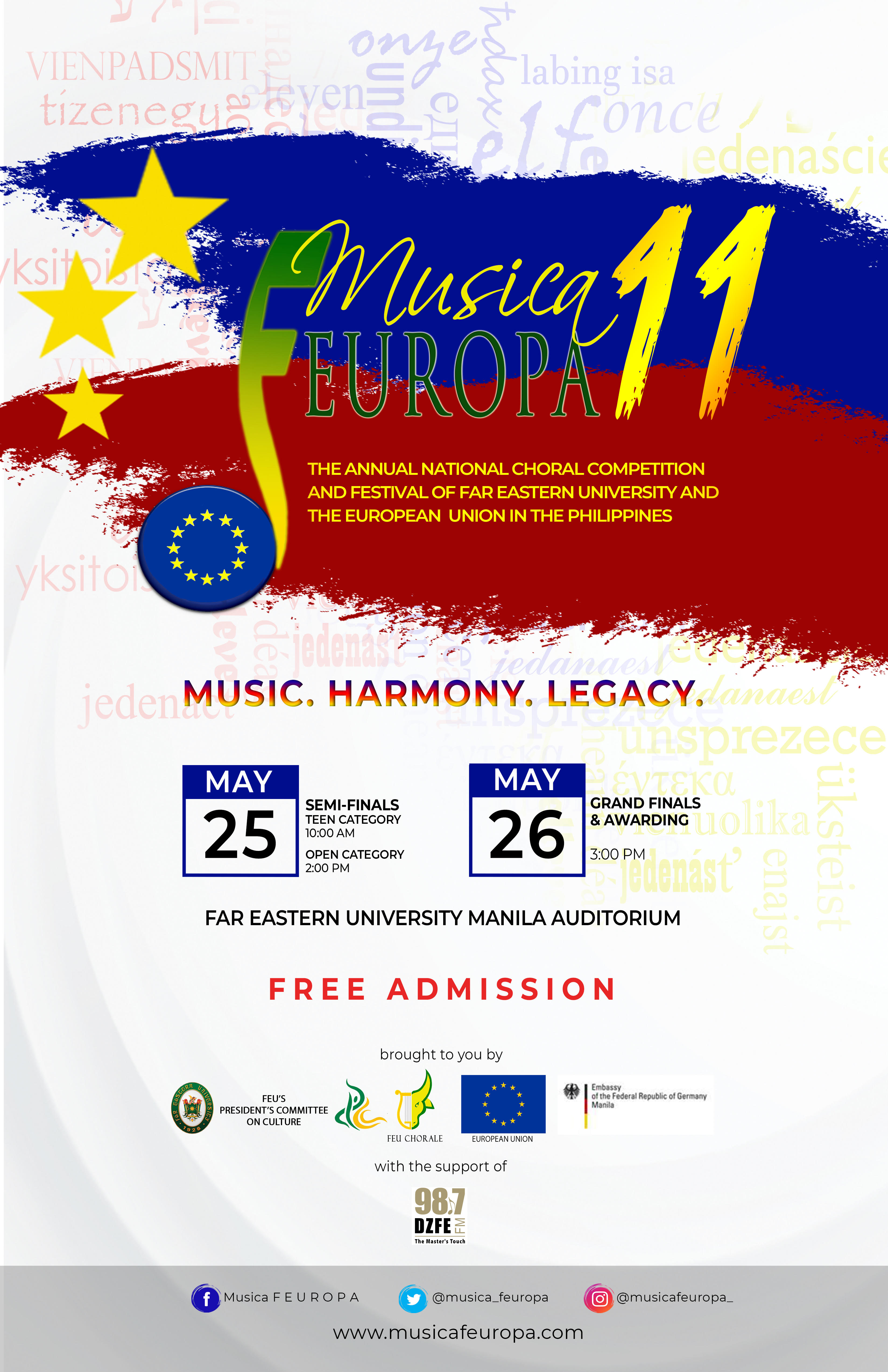 MUSICA FEUROPA POSTER
