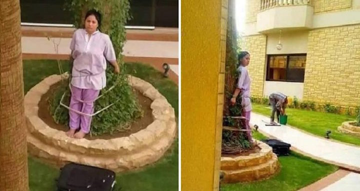 OFW tied to tree saudi