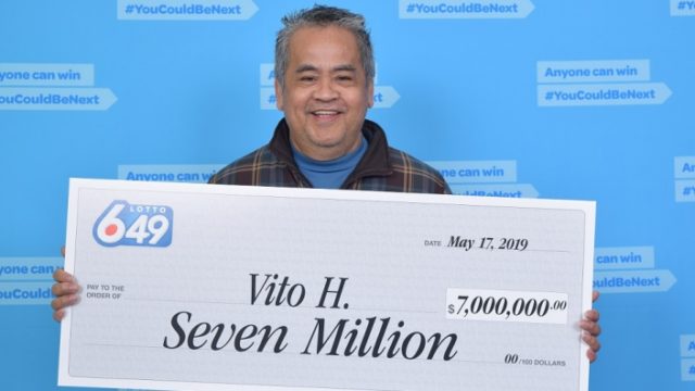 Pinoy Janitor Vito Halasan Canada Lotto Winner