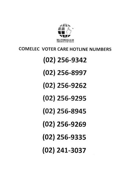 comelec hotline