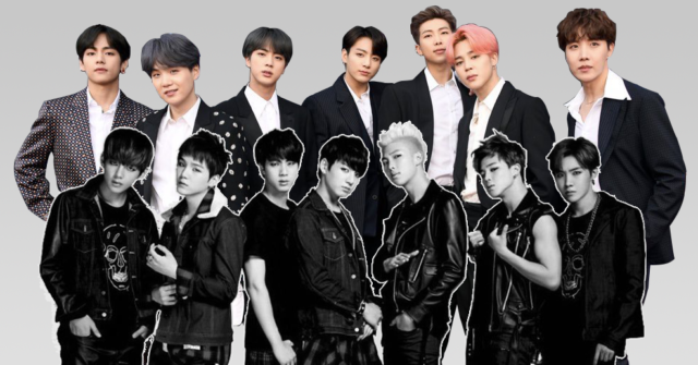 BTS then and now