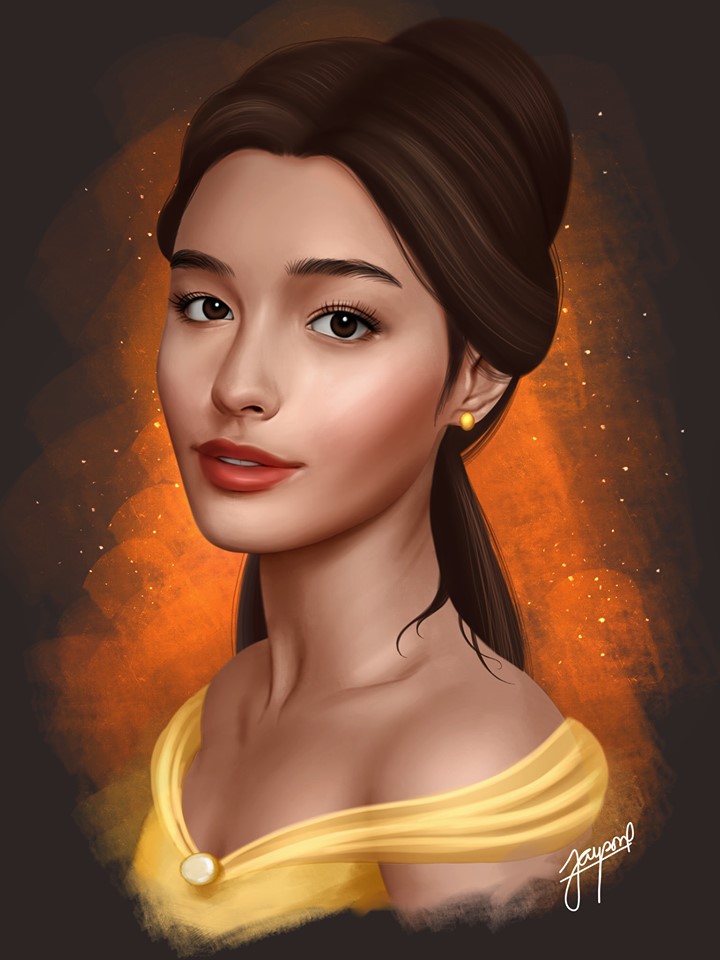 Liza as Belle