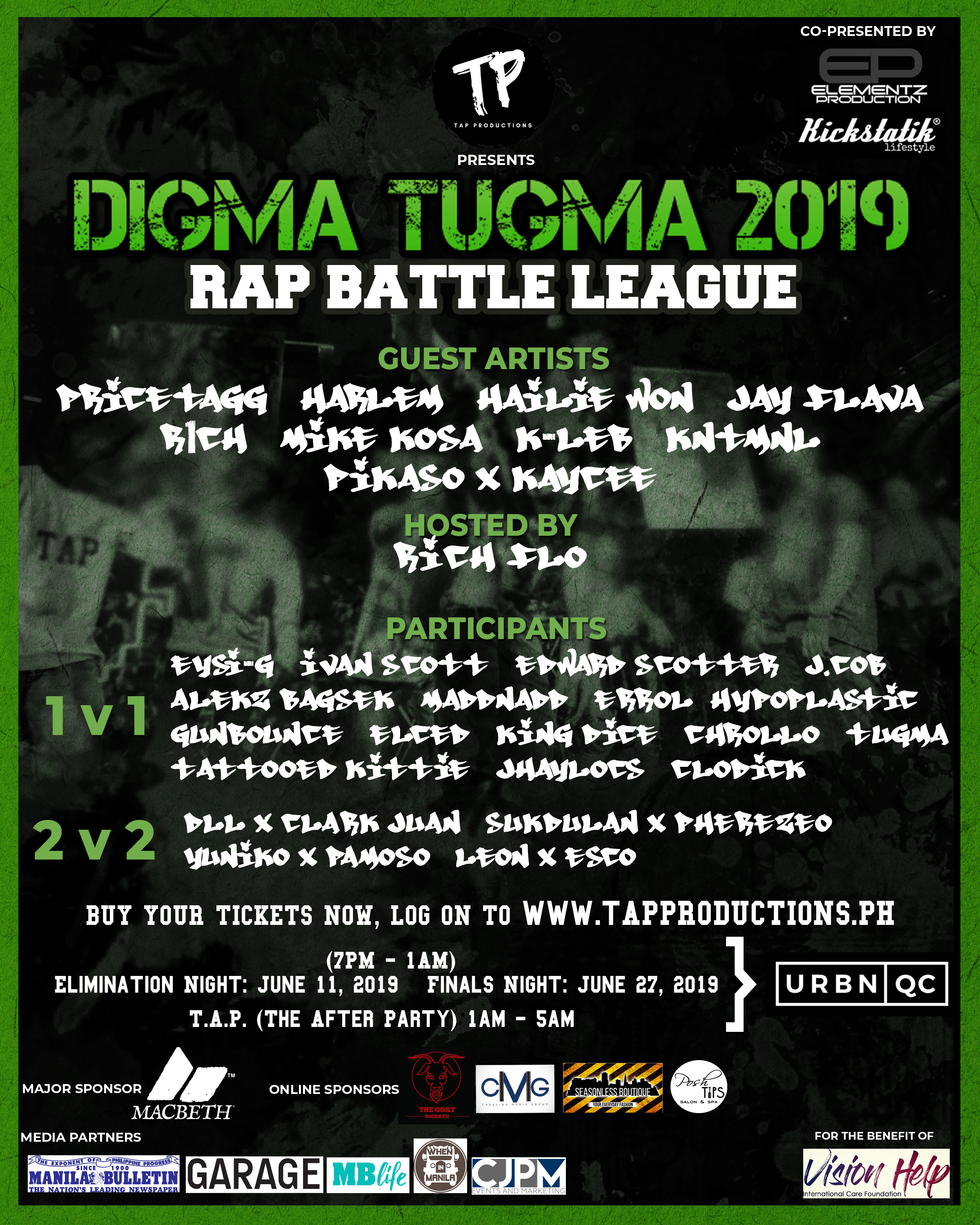 DIGMA TUGMA 2019 RAP BATTLE LEAGUE When In Manila