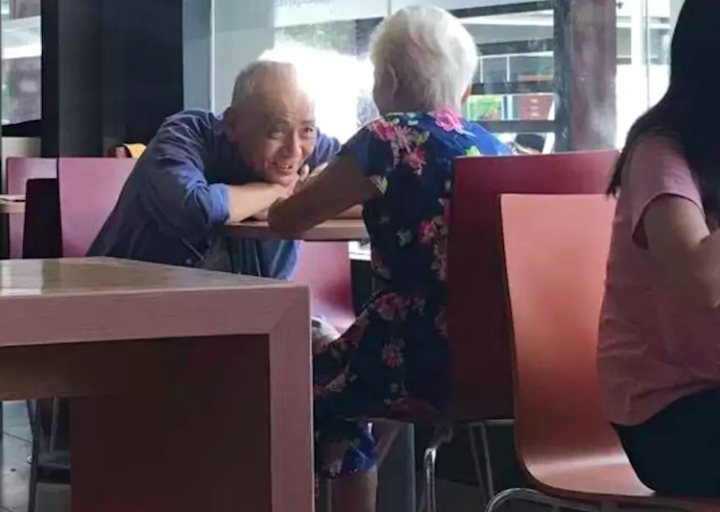 cute old couple