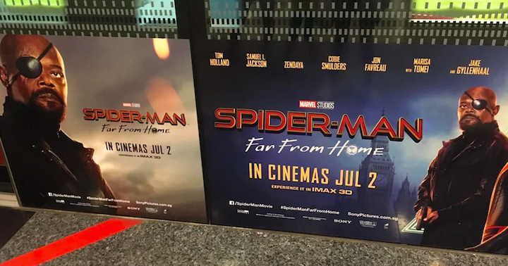 spiderman poster mistake