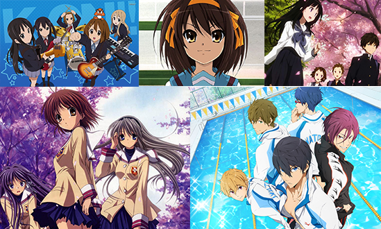 Top 10 Kyoto Animation Series According Japanese Anime Fans - Haruhichan