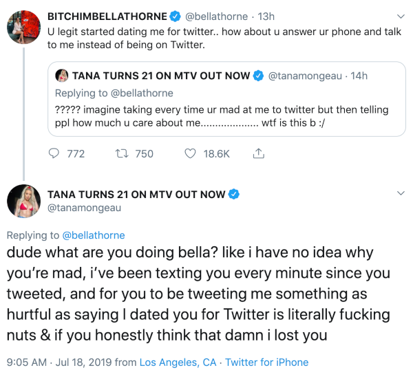 Bella Tana Twitter Fight 4