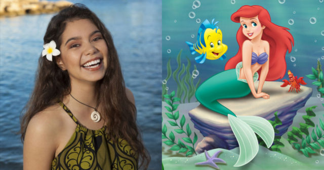 Auli'i Cravalho as Ariel in Little Mermaid live tv musical