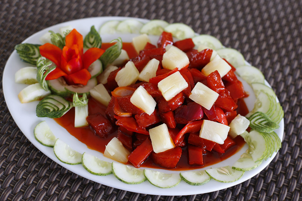 Deep Fried Spam in Classic Hawaiian Sauce