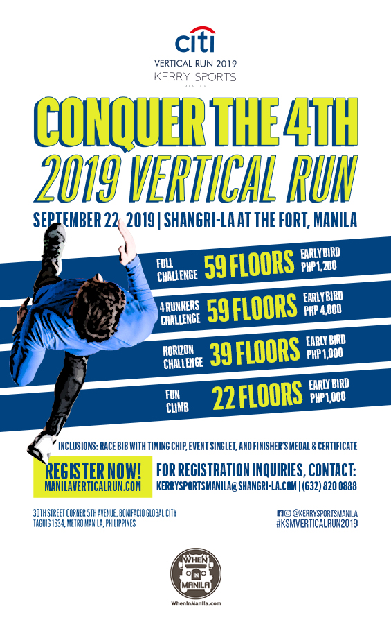 Poster Citi Vertical Run with Kerry Sports Manila