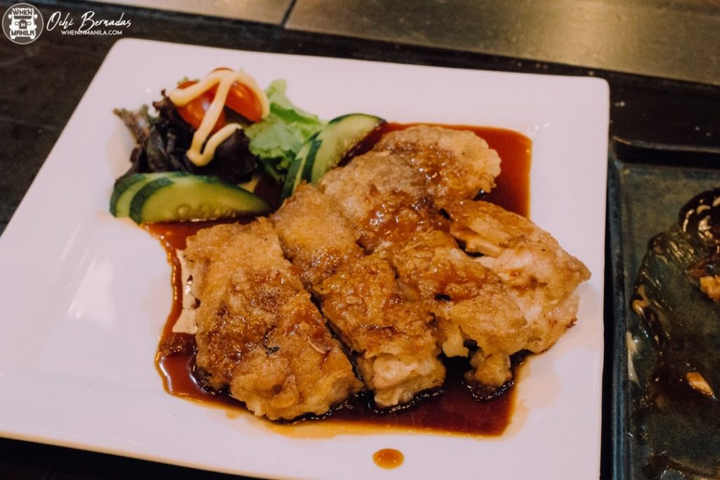 Teppan Okochi 4 Grilled teriyaki chicken