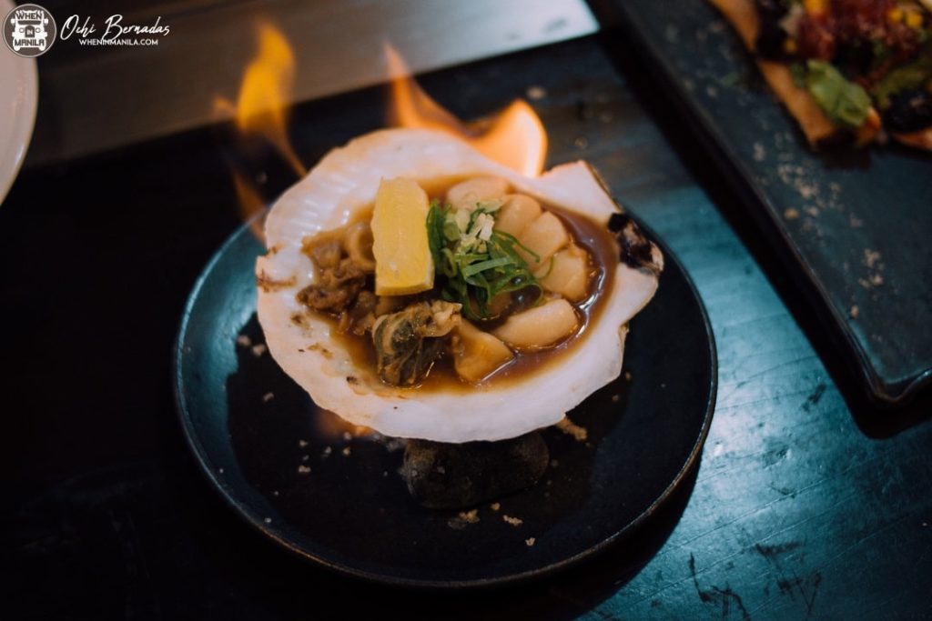 Teppan Okochi 6a scallops