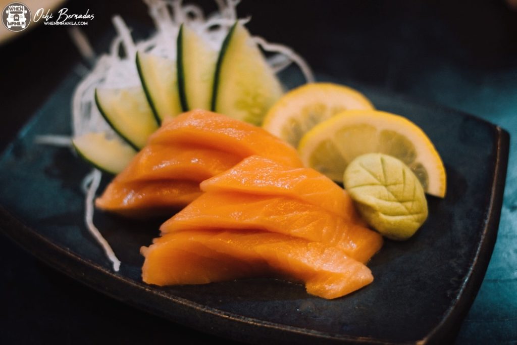 Teppan Okochi 7 Salmon sashimi
