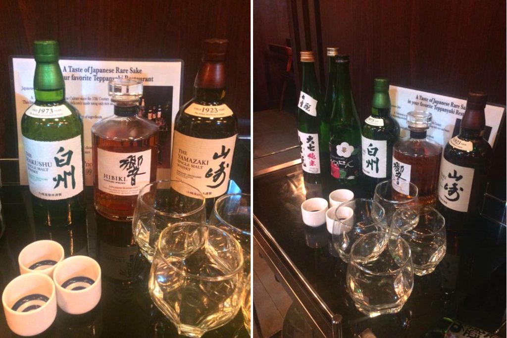Teppan Okochi Sake and whisky
