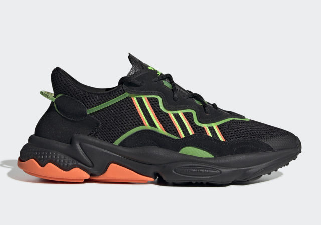 adidas ozweego black orange green ee5696 6