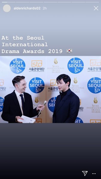 LOOK: Alden Richards Is Internationally Recognized At The 2019 Seoul International Drama Awards 2 alden richards seoul international drama awards 2