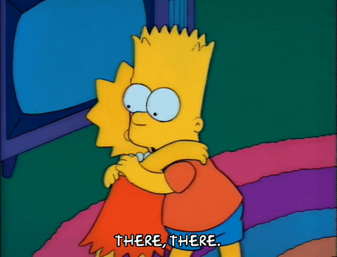 bart comforting lisa