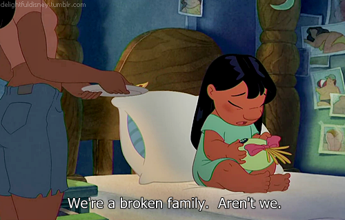 lilo and stitch broken family