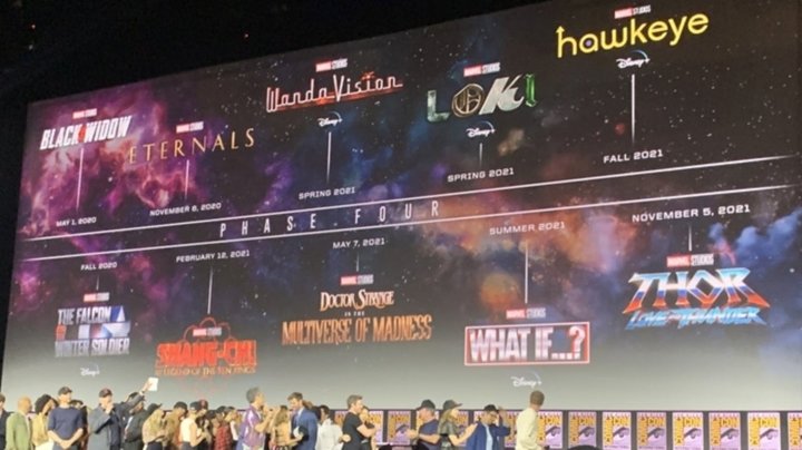 mcu phase 4 disney plus