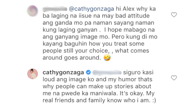 Alex Gonzaga Lolit Solis comment 2