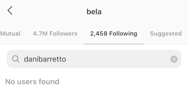 Dani Barretto and Bela Padilla unfollow Instagram 2