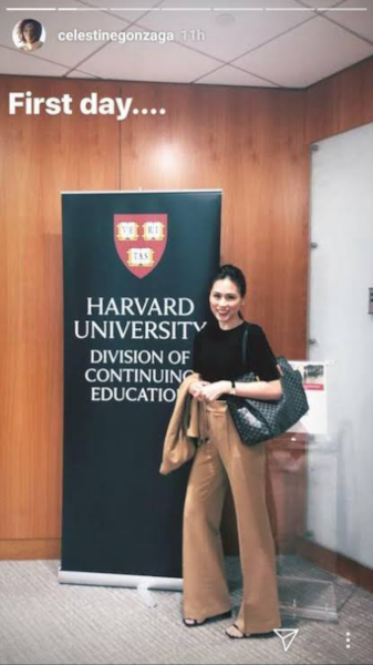 Toni Gonzaga first day Harvard
