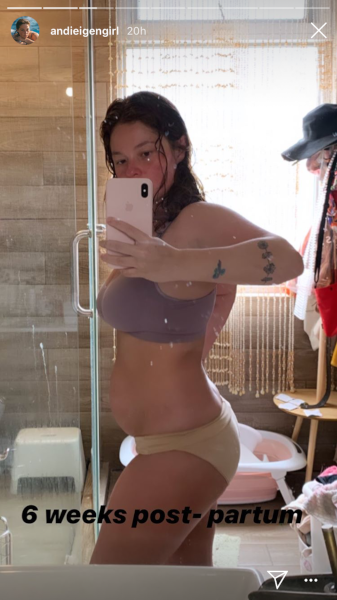 andi eigenmann postpartum workout diet 1
