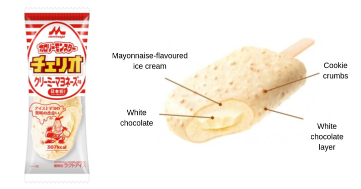 mayonnaise flavoured ice cream