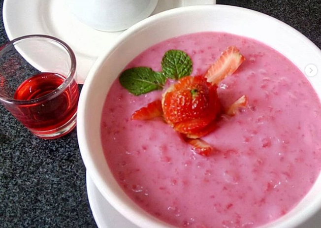 strawberry champorado baguio