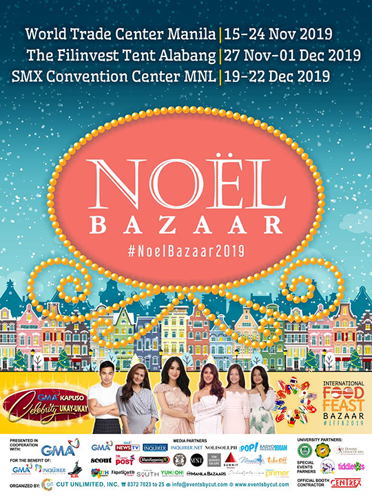 2019 Noel Bazaar All Events Poster