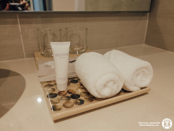 Belmont Hotel Boracay bathroom towel