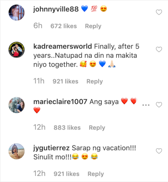 LOOK: Kathryn Bernardo and Daniel Padilla 'Finally' See the Eiffel Tower Together 2 Kath Bernardo Instagram Eiffel Tower comments 2