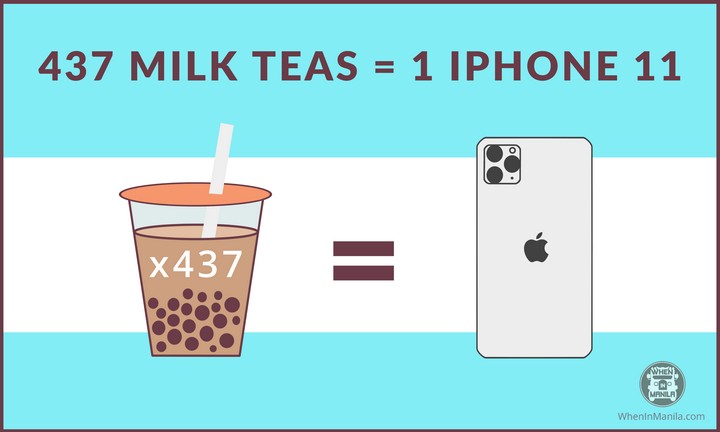 Milk Tea vs iPhone 11