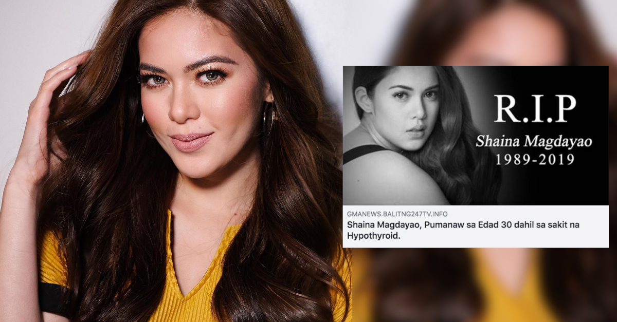 LOOK: Shaina Magdayao Reacts to Fake News About Her Death.