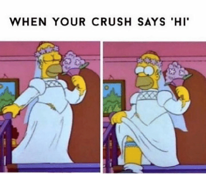 When Your Crush Says Hi