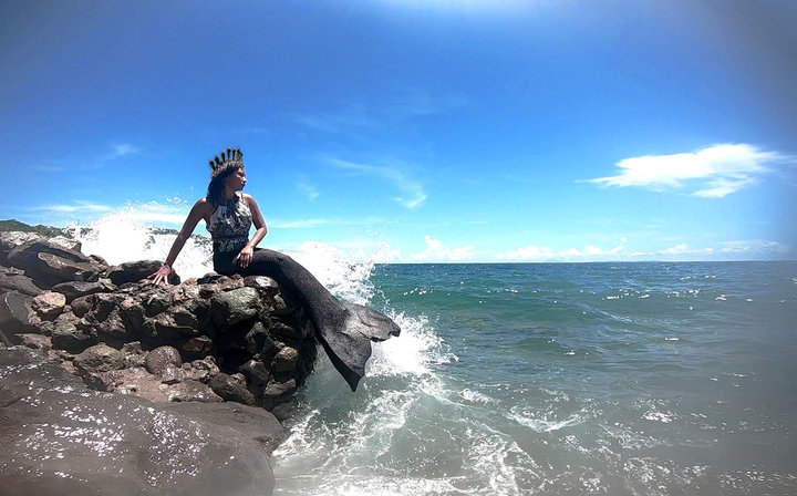 mermaid amarie real life job