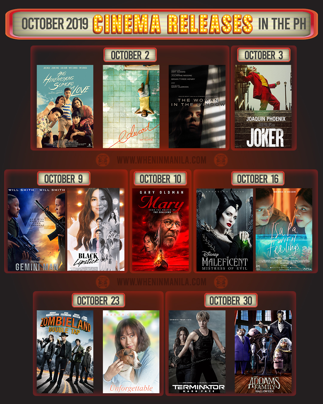 october movies