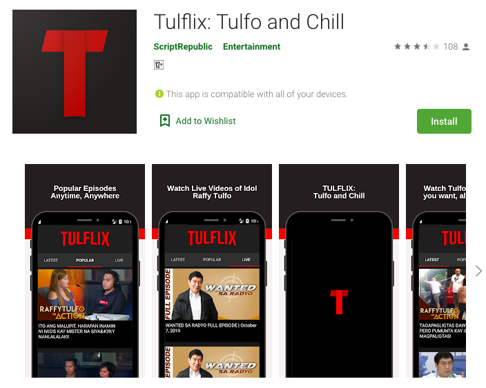 tulflix tulfo and chill 1