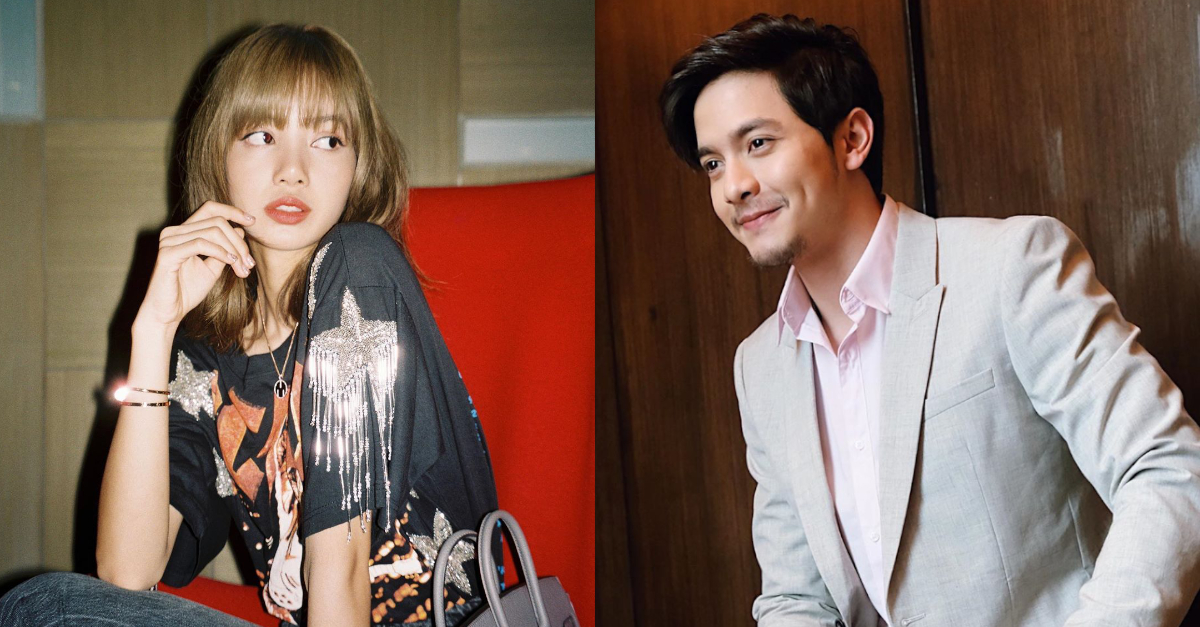 Alden Richards and Lisa Blackpink