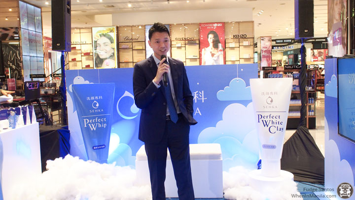 Shiseido Philippines Senka Perfect Whip Senka Perfect White Clay Launch SM Makati