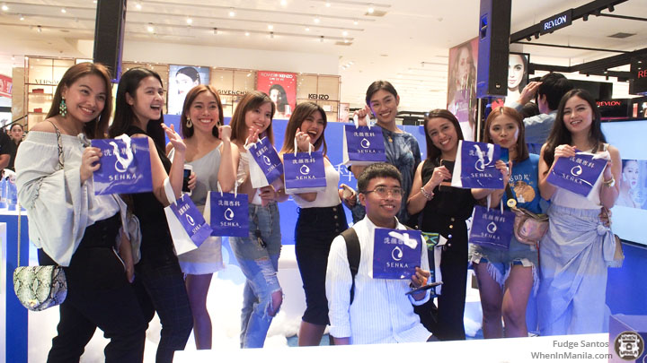 Shiseido Philippines Senka Perfect Whip Senka Perfect White Clay Launch SM Makati